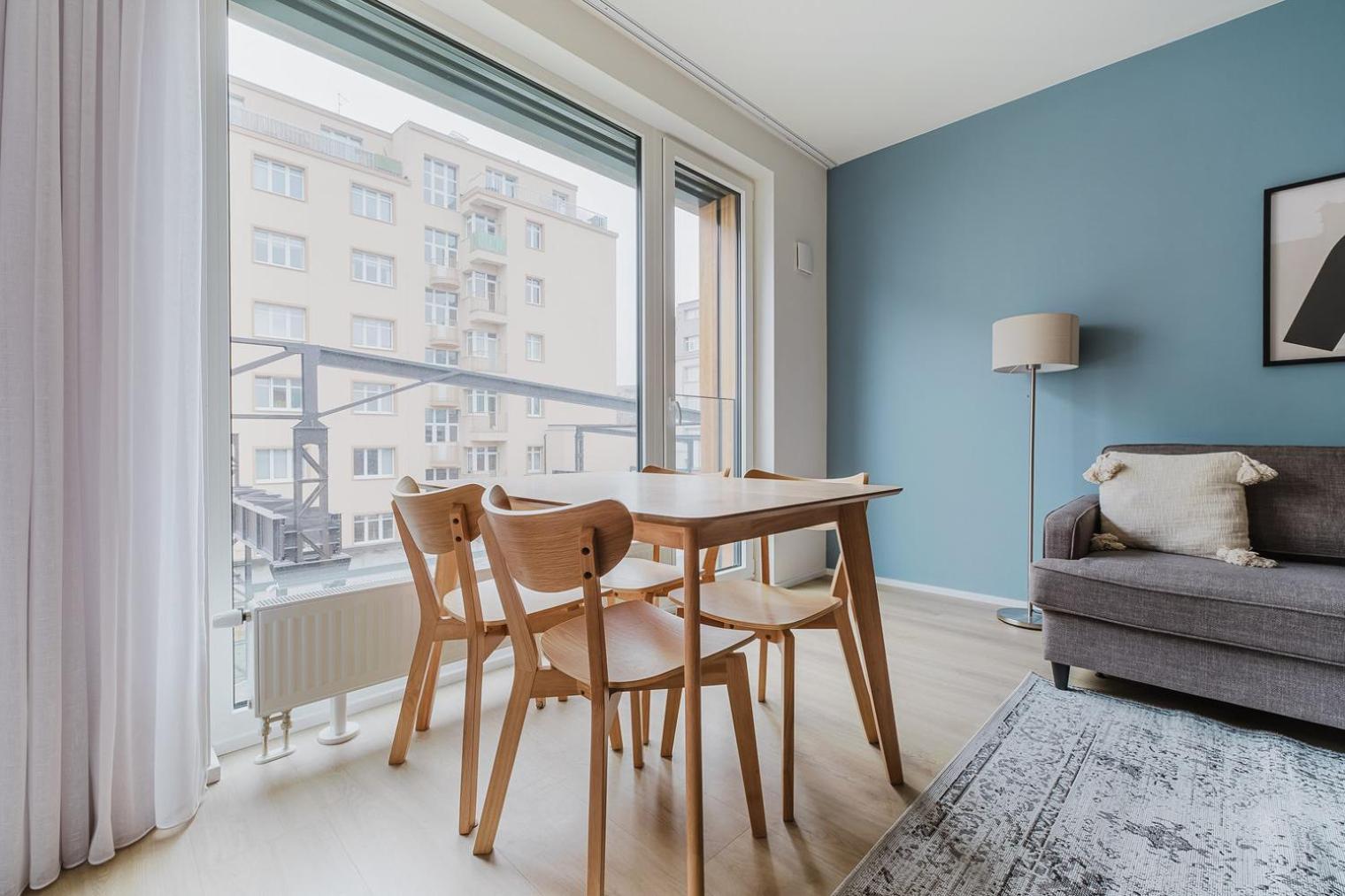 Blueground 7 Furnished Close To Offices Prg-29 Apartament Praga